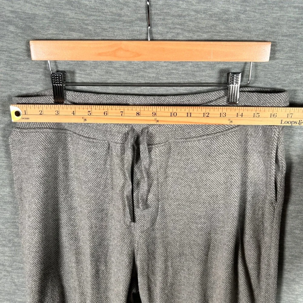 Faherty Legend Sweatpants Men XL Gray Joggers Cotton Blend Twill Drawstring Soft